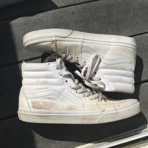White High Top Vans